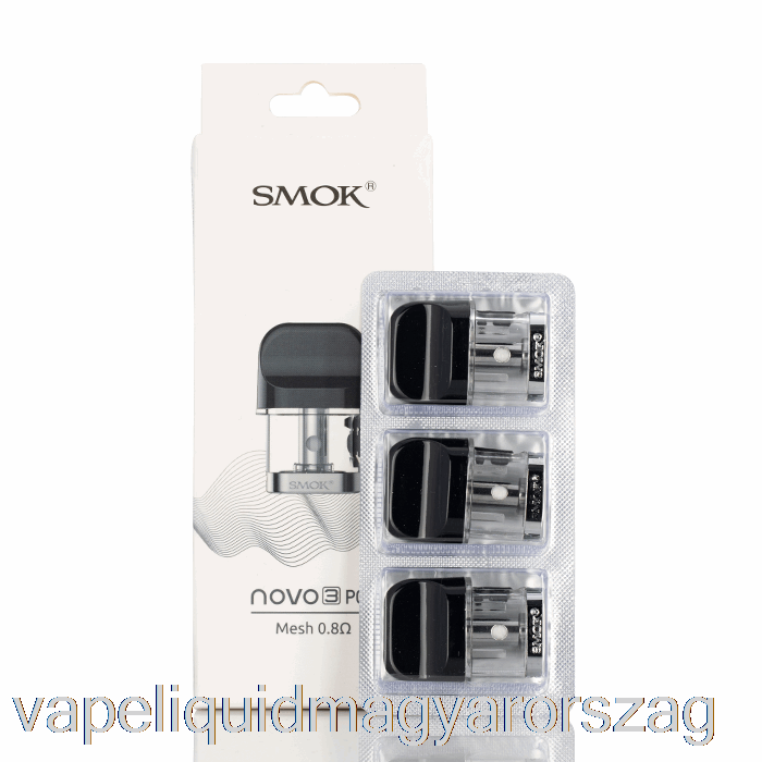Smok Novo 3 Csere Hüvely 0,8 Ohm Háló Hüvelyek Vape Toll